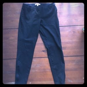 Banana Republic Sloan zip leg black pants